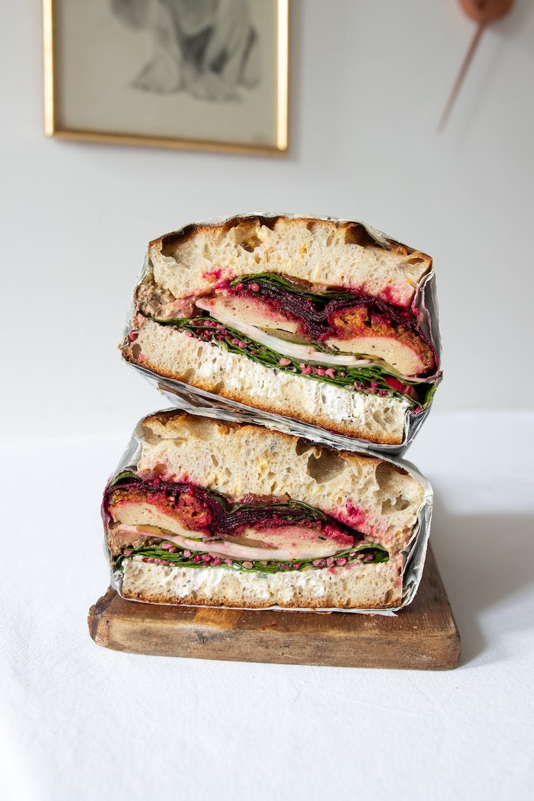 Thanksgiving Sandwiches with Turkey and Cranberry Sauce - Sandwich Recipe