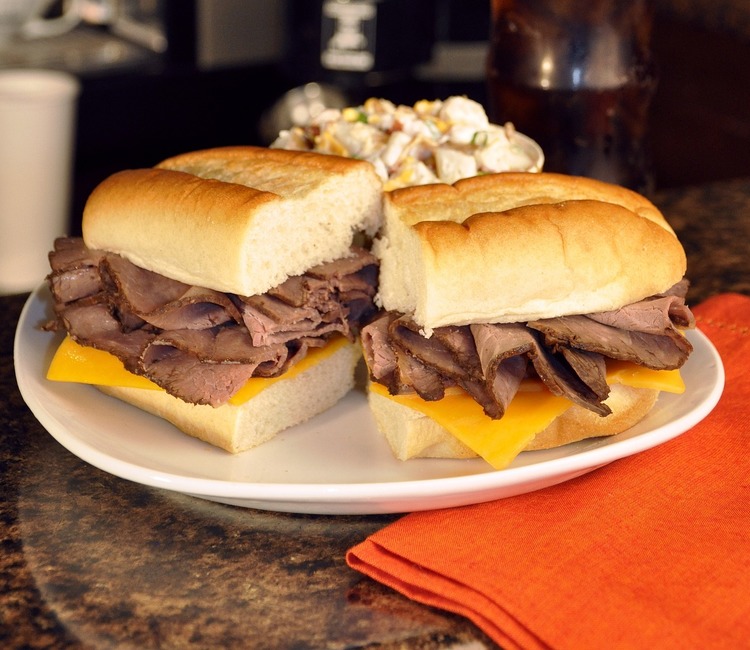 Roast Beef Sub with Cheese Recipe