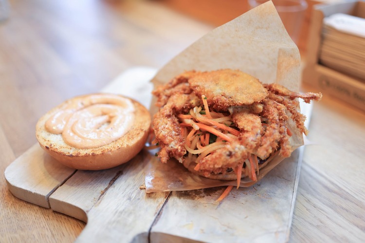 Sandwiches Recipe - Fried Crab Sandwich